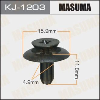 KJ-1203 MASUMA Клипса (пластиковая крепежная деталь)