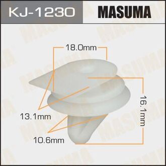 KJ-1230 MASUMA Клипса (пластиковая крепежная деталь)