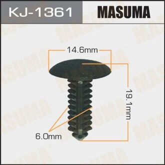 KJ-1361 MASUMA Клипса (пластиковая крепежная деталь)