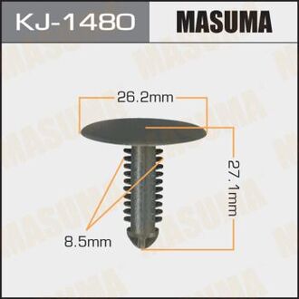 KJ-1480 MASUMA Клипса (пластиковая крепежная деталь)