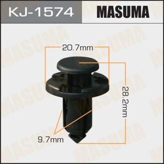 KJ-1574 MASUMA Клипса (пластиковая крепежная деталь)