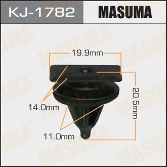 KJ-1782 MASUMA Клипса автомобильная (автокрепеж) MASUMA 1782KJ уп50