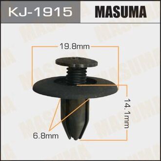 KJ-1915 MASUMA Клипса (пластиковая крепежная деталь)