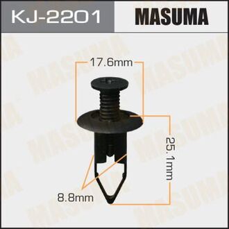 KJ-2201 MASUMA Клипса (пластиковая крепежная деталь)