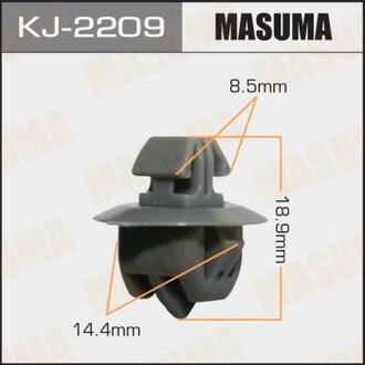 KJ-2209 MASUMA Клипса (пластиковая крепежная деталь)