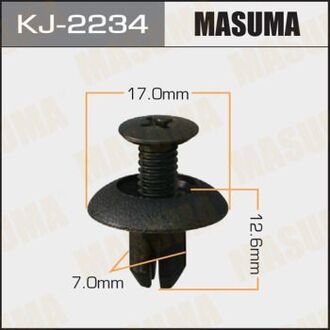 KJ-2234 MASUMA Клипса (пластиковая крепежная деталь)