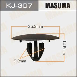 KJ-307 MASUMA Клипса (пластиковая крепежная деталь).