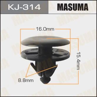 KJ-314 MASUMA Клипса (пластиковая крепежная деталь).