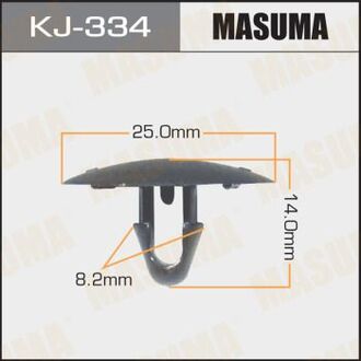 KJ-334 MASUMA Клипса (пластиковая крепежная деталь).