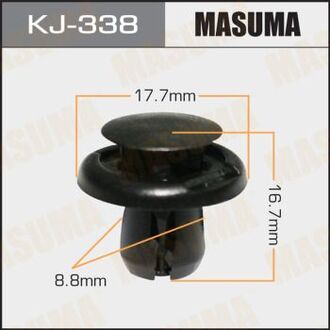 KJ-338 MASUMA Клипса (пластиковая крепежная деталь).