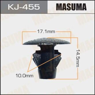KJ-455 MASUMA Клипса (пластиковая крепежная деталь)