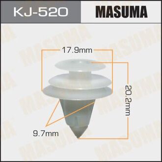 KJ-520 MASUMA Клипса (пластиковая крепежная деталь)