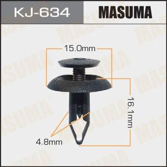 KJ-634 MASUMA Клипса (пластиковая крепежная деталь)