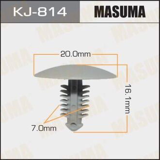 KJ-814 MASUMA Клипса (пластиковая крепежная деталь)