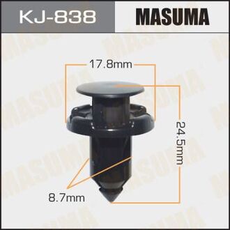 KJ-838 MASUMA Клипса (пластиковая крепежная деталь).