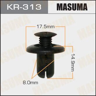 KR-313 MASUMA Клипса бампера, подкрылка KIA/HYUNDAI ALL 0G032-50-037A