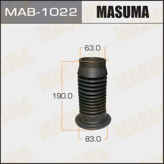 MAB-1022 MASUMA Пыльники YARIS 2008--- Пыльник резина d63,5-d87-L205