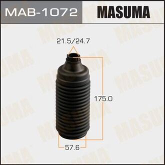 MAB1072 MASUMA Пыльник амортизатора заднего (пластик) Subaru Legacy (00-09), Outback (00-09) (MAB1072) MASUMA