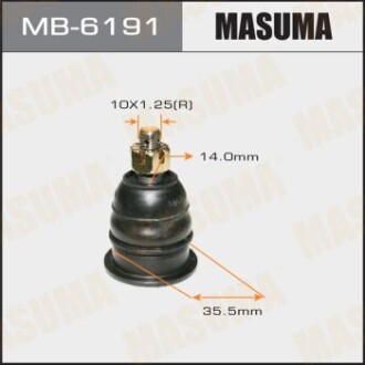 Опора шаровая передн верхн EG#, EH1, EK#, EJ7 HONDA ACCORD IX 2.4 MASUMA MB6191