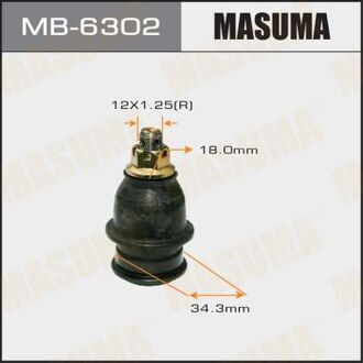 MB-6302 MASUMA ОПОРЫ Шаровые Шаровая опора Honda City Honda HR-V, GH3,Honda Fit, GD3,