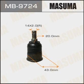 MB-9724 MASUMA ОПОРЫ Шаровые Шаровая опора front low ACCORD CP2 2013-