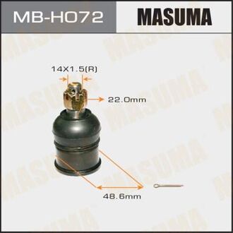 MBH072 MASUMA MBH072 Шаровая опора MASUMA front ACCORD.INSPIRE.ACURA.CP3.08- MASUMA