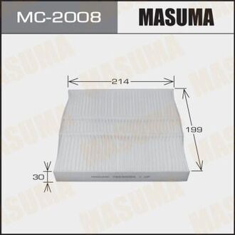 MC-2008 MASUMA Фильтра Фильтр салонныйMitsubishi ASX, GA1W, GA2W, GA3W, GA4W, GA6W, GA7W, GA8WMitsubishi Lancer, CX1A, CX2A
