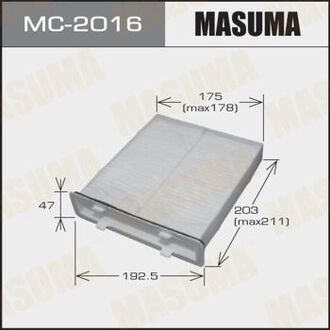 MC2016 MASUMA Фильтр салона (MC2016) MASUMA