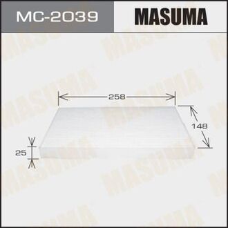 MC2039 MASUMA MC2039 Фильтр воздушный MASUMA