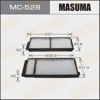 MC528 MASUMA Фильтр салона MAZDA 5 (CW) 2.0, 1.6 CD, 1.8 MZR (10-15)/MAZDA 6 (MC528) (2 шт) M