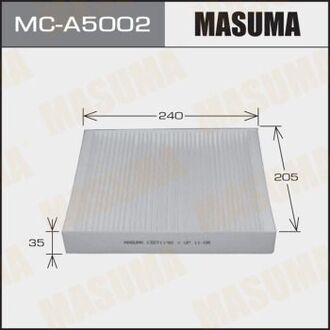 MCA5002 MASUMA Фильтр салона AC9205 CHEVROLET/ CRUZE/ V1600V1800V2000 09- (MCA5002) MASUMA