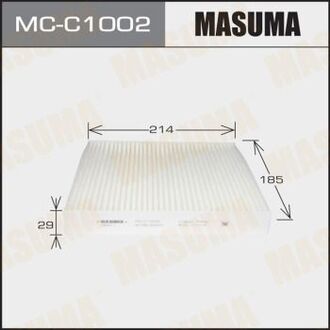 MCC1002 MASUMA Фильтр воздушный кондиционера (салона)