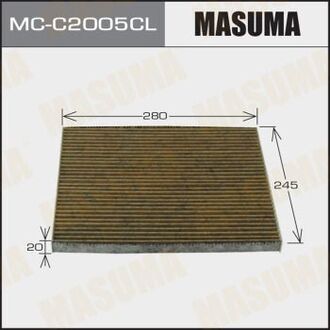 MCC2005CL MASUMA Салонный фильтр ac0208 masuma угольный (120)