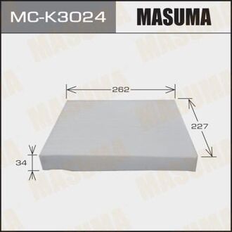 MCK3024 MASUMA Фильтр салона KIA/ HYUNDAI/ V2000, V2700 07- (MCK3024) MASUMA