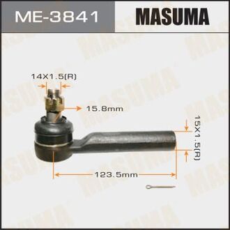 ME3841 MASUMA ME3841 Наконечник рулевой тяги MASUMA HILUX SURF RZN21#, VXN21# MASUMA