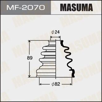 MF2070 MASUMA Пыльник ШРУСа наружного Mazda 6 (-03)/ Toyota RAV 4 (-00) (MF2070) MASUMA