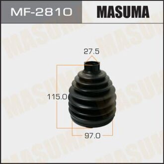 MF-2810 MASUMA Пыльники 27.5*115*97 X-TRAIL T30 front out ПЛАСТИК 0217P-J31 TUCSON 17-----