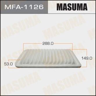 MFA-1126 MASUMA Фильтра Фильтр воздушный Toyota Corolla 1,2NZFE, 2ZZGE, 1ZZFE