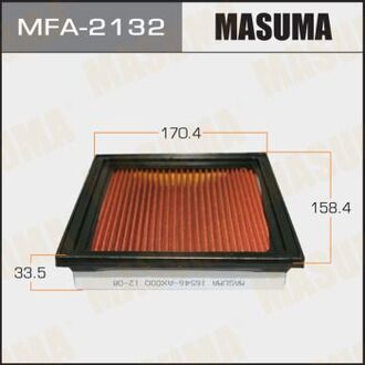 MFA-2132 MASUMA Фильтра Фильтр воздушный Nissan CUBE ANZ10, AZ10, BGZ11, BNZ11, Z10, March AK11, ­AK12, ­ANK11, ­BNK12, ­HK1