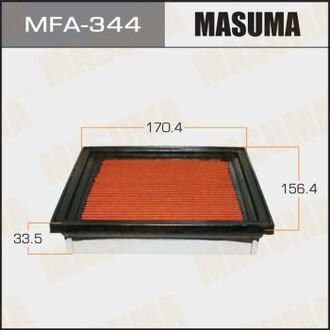 MFA344 MASUMA Фильтр воздушный ПропиткаNISSAN NOTE (E11, NE11) 1.6, 1.4 (06-12)/NISSAN TIIDA (