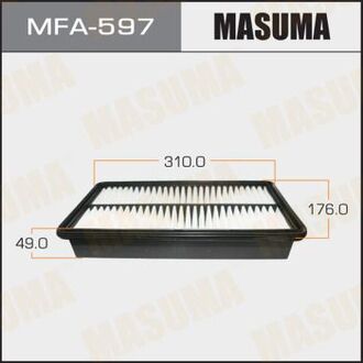 MFA-597 MASUMA Фильтра Фильтр воздушный Mazda 6 CX-7 2,2 2,3 05- (Filtron AP113 9, MANN C31012, VIC A-474)