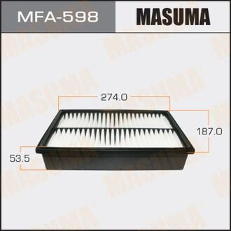MFA-598 MASUMA Фильтра Фильтр воздушный Mazda 3, Mazda 3 Axela 09-13, Mazda 3 Axela BK# 03-08, Mazda 5, Mazda 5 10-, Mazda
