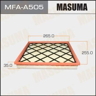 MFAA505 MASUMA Фильтр воздушный CHEVROLET/ CRUZE/ V2000 09-OPEL ASTRA J (MFAA505) MASUMA