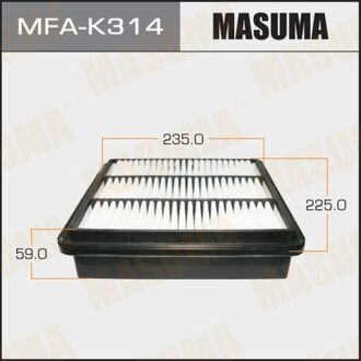 MFAK314 MASUMA MFAK314 Воздушный фильтр A0499 MASUMA LHD HYUNDAI, SONATA NF (-SEP 2006) (2004-), V3300 05- (1, 40) MASUMA
