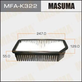MFAK322 MASUMA MFAK322 Воздушный фильтр A9319 MASUMA LHD HYUNDAI, i20, V1200, V1400, V1600 08- (1, 40) MASUMA