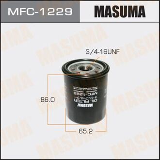 MFC1229 MASUMA Фильтр масляный Nissan Micra (00-10), Note (06-13) (MFC1229) MASUMA
