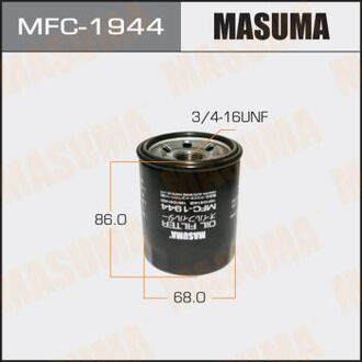 MFC1944 MASUMA Фильтр масляный Suzuki Grand Vitara (05-16), Kizashi (09-15), Swift (00-10), SX4 (06-), Vitara (15-) (MFC1944) MASUMA