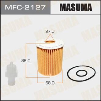 MFC2127 MASUMA Фильтр масляный (вставка) Toyota Avensis (06-15), FJ Cruiser (10-), Land Cruiser Prado (06-), RAV 4 (05-) (MFC2127) MASUMA