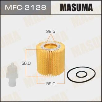 MFC2128 MASUMA Фильтр масляный (вставка) Toyota Auris, Corolla, Yaris (08-) (MFC2128) MASUMA