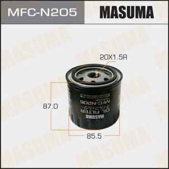 MFCN205 MASUMA Фильтр масляный Nissan Pathfinder (10-14)/ Renault Laguna III (08-15), Scenic III (09-16) 3.0 D (MFCN205) MASUMA